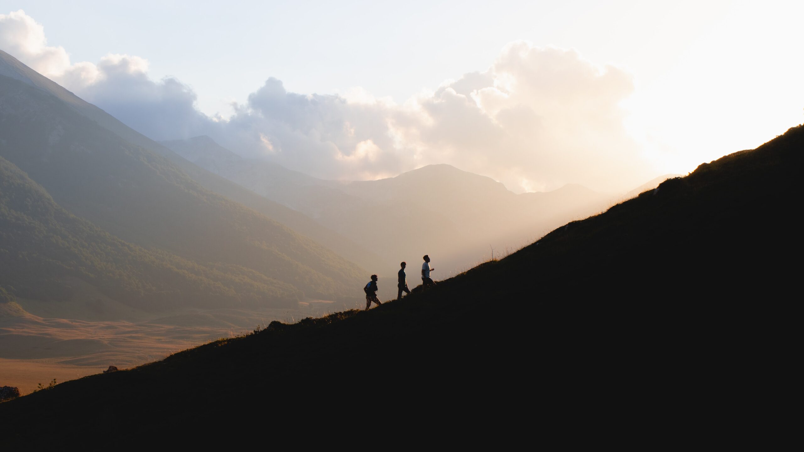 Walking up Mountain
